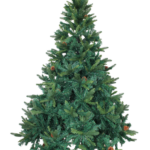 Műfenyő 150 cm tobozokkal