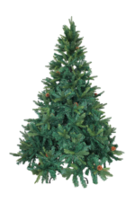 Műfenyő 210 cm tobozokkal