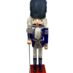 Karácsonyi diótörő 30cm - kék