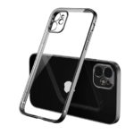 Iphone tok átlátszó - fekete (13)