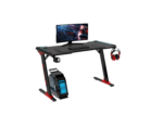 Gamer asztal fényekkel és egértartóval 120*60*73 - fekete - Image 2