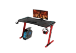 Gamer asztal fényekkel és egértartóval 140*60*73 - piros - Image 4